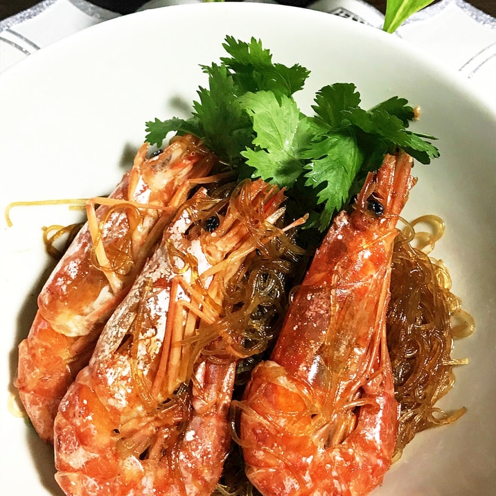 本格タイ料理✦海老の春雨蒸し✦クンオップウンセン✦